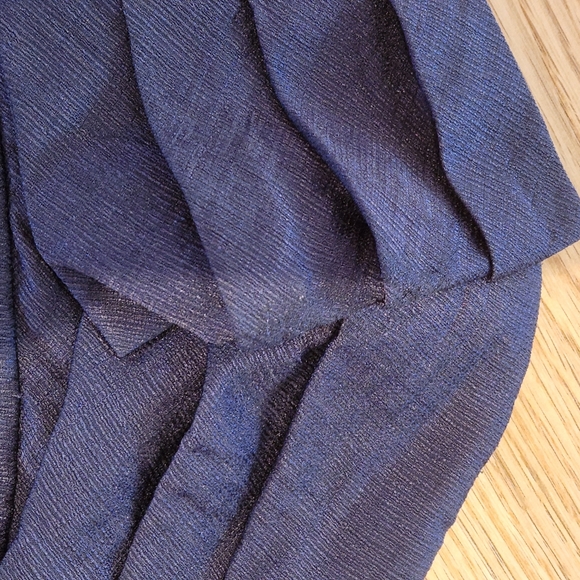 BCBGMaxAzria Sheath Dress sz 10 work cocktail tailored classic Blue Black - Picture 5 of 11